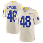Kooe LA.Rams #48 Omar Speights Player Bone Home Game Stitched Jerseys