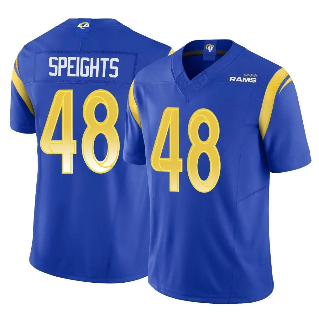 Kooe LA.Rams #48 Omar Speights Player Royal Limited Vapor F.U.S.E. Home Game Stitched Jerseys
