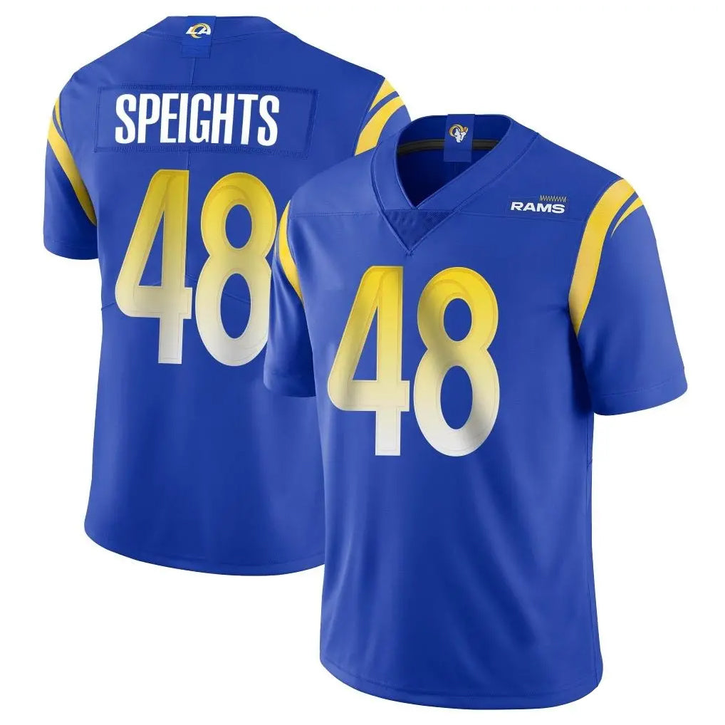 Kooe LA.Rams #48 Omar Speights Player Royal Limited Vapor Untouchable Home Game Stitched Jerseys