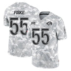 Kooe LA.Rams #55 Braden Fiske Player Arctic Camo Salute To Service Limited Game Stitched Jerseys