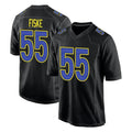 Kooe LA.Rams #55 Braden Fiske Player Black Fashion Limited Home Game Stitched Jerseys