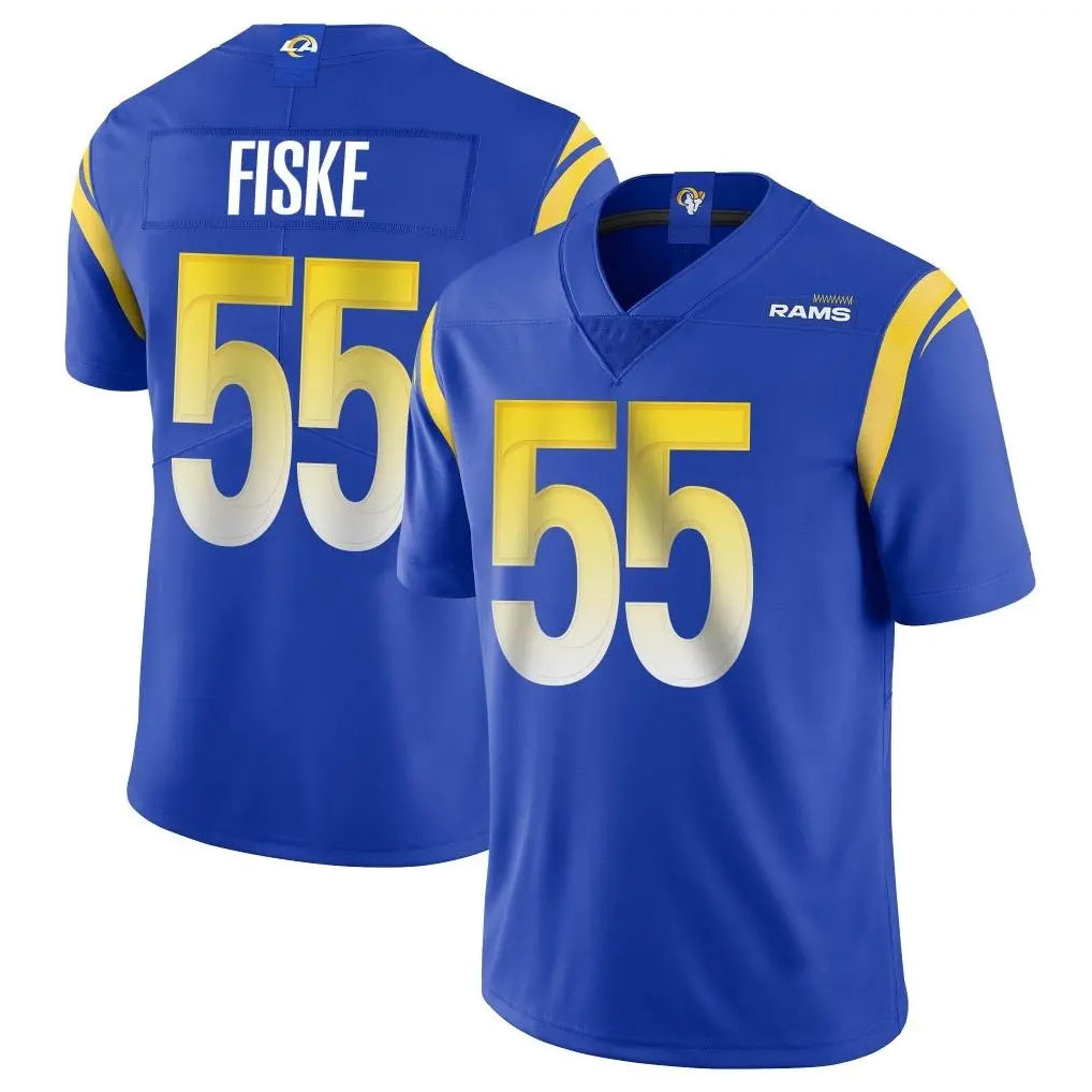 Kooe LA.Rams #55 Braden Fiske Player Royal Limited Vapor Untouchable Home Game Stitched Jerseys