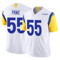 Kooe LA.Rams #55 Braden Fiske Player White Limited Vapor F.U.S.E. Home Game Stitched Jerseys