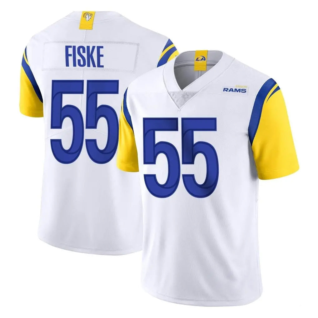 Kooe LA.Rams #55 Braden Fiske Player White Limited Vapor Untouchable Home Game Stitched Jerseys