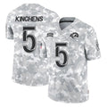 Kooe LA.Rams #5 Kamren Kinchens Player Arctic Camo Salute To Service Limited Game Stitched Jerseys