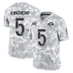 Kooe LA.Rams #5 Kamren Kinchens Player Arctic Camo Salute To Service Limited Game Stitched Jerseys