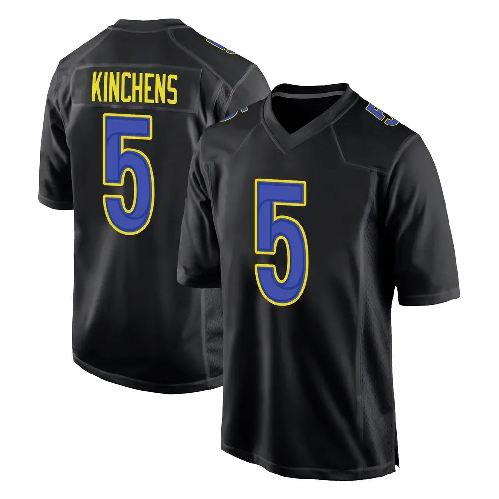 Kooe LA.Rams #5 Kamren Kinchens Player Black Fashion Limited Home Game Stitched Jerseys