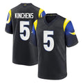 Kooe LA.Rams #5 Kamren Kinchens Player Black Midnight Rivalries Collection Home Game Stitched Jerseys