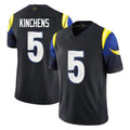 Kooe LA.Rams #5 Kamren Kinchens Player Black Midnight Rivalries Collection Limited Home Game Stitched Jerseys