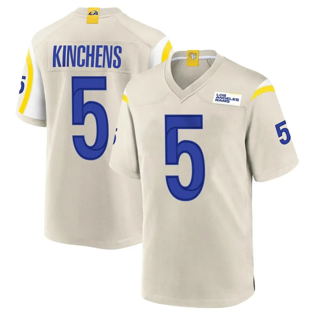 Kooe LA.Rams #5 Kamren Kinchens Player Bone Home Game Stitched Jerseys