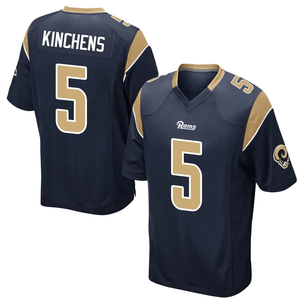 Kooe LA.Rams #5 Kamren Kinchens Player Navy Home Game Stitched Jerseys