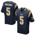 Kooe LA.Rams #5 Kamren Kinchens Player Navy Home Game Stitched Jerseys