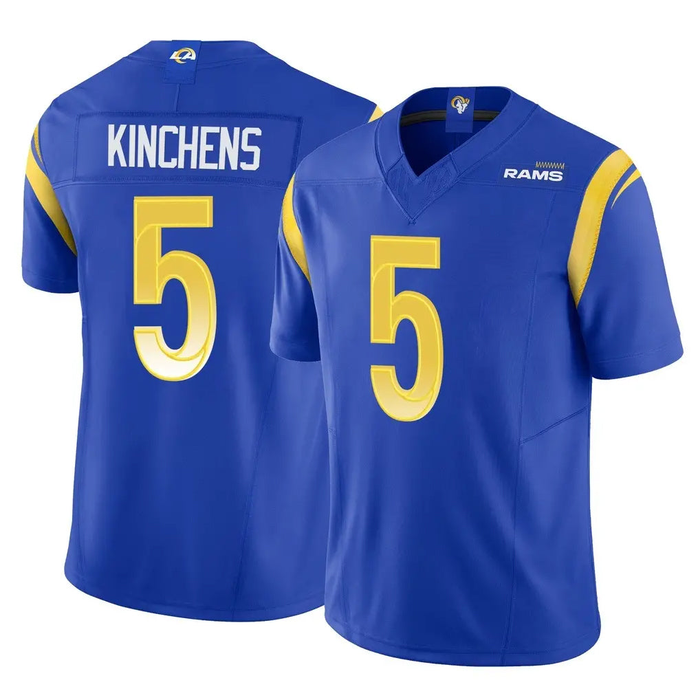 Kooe LA.Rams #5 Kamren Kinchens Player Royal Limited Vapor F.U.S.E. Home Game Stitched Jerseys