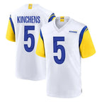Kooe LA.Rams #5 Kamren Kinchens Player White Home Game Stitched Jerseys