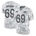 Kooe LA.Rams #69 Kevin Dotson Player Arctic Camo Salute To Service Limited Game Stitched Jerseys