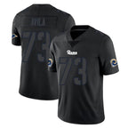 Kooe LA.Rams #73 Steve Avila Player Black Impact Limited Home Game Stitched Jerseys