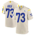 Kooe LA.Rams #73 Steve Avila Player Bone Home Game Stitched Jerseys
