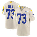 Kooe LA.Rams #73 Steve Avila Player Bone Home Game Stitched Jerseys