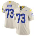 Kooe LA.Rams #73 Steve Avila Player Bone Limited Vapor Home Game Stitched Jerseys