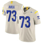 Kooe LA.Rams #73 Steve Avila Player Bone Limited Vapor Home Game Stitched Jerseys