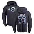 Kooe LA.Rams #73 Steve Avila Player Navy Pullover Hoodie Limited Game Stitched Jerseys