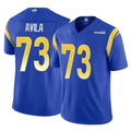 Kooe LA.Rams #73 Steve Avila Player Royal Limited Vapor F.U.S.E. Home Game Stitched Jerseys