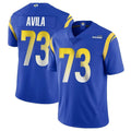 Kooe LA.Rams #73 Steve Avila Player Royal Limited Vapor Untouchable Home Game Stitched Jerseys
