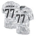 Kooe LA.Rams #77 Alaric Jackson Player Arctic Camo Salute To Service Limited Game Stitched Jerseys