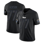 Kooe LA.Rams #77 Alaric Jackson Player Black Impact Limited Home Game Stitched Jerseys