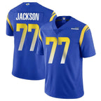 Kooe LA.Rams #77 Alaric Jackson Player Royal Limited Vapor Untouchable Home Game Stitched Jerseys