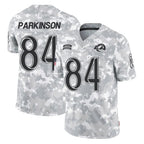 Kooe LA.Rams #84 Colby Parkinson Player Arctic Camo Salute To Service Limited Game Stitched Jerseys
