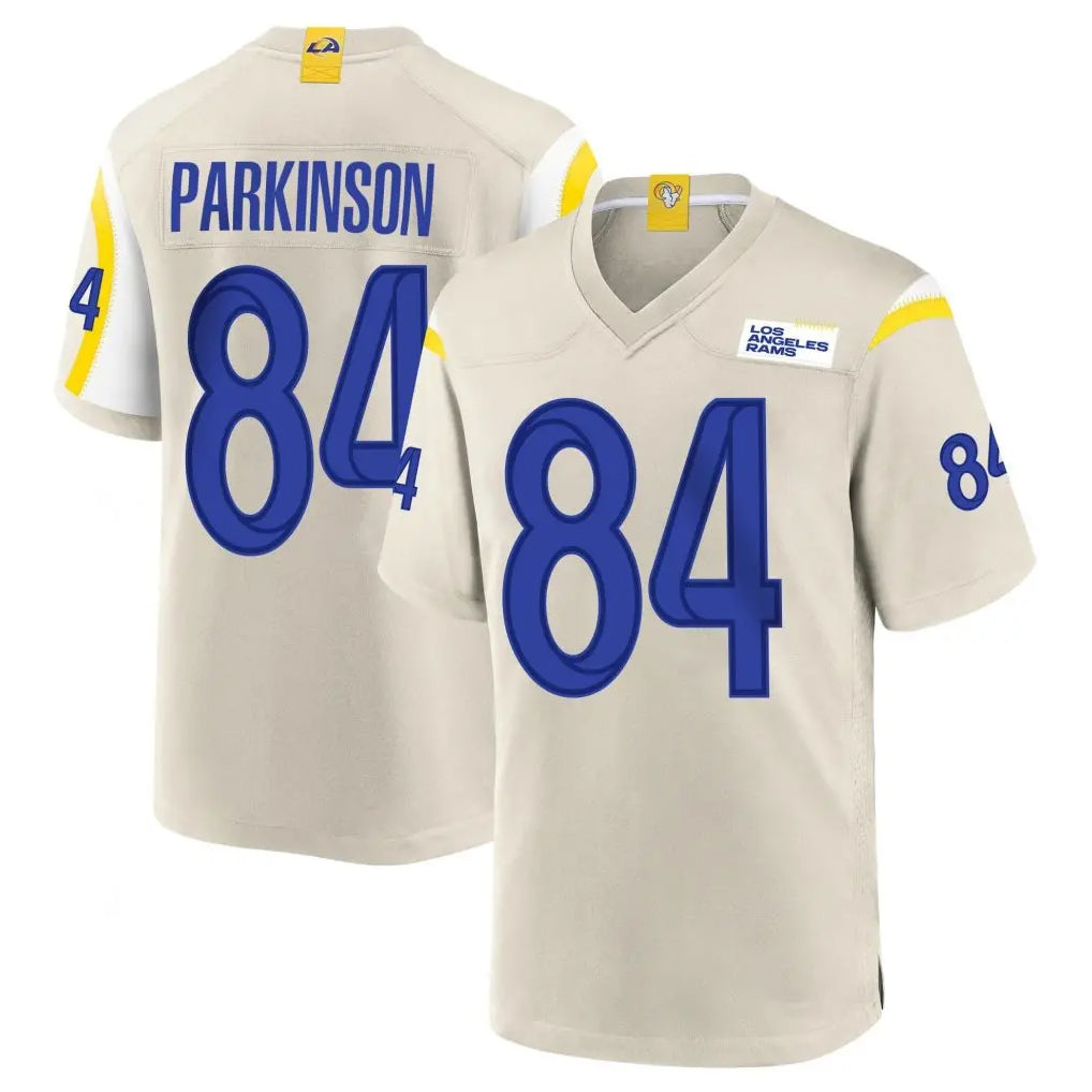 Kooe LA.Rams #84 Colby Parkinson Player Bone Home Game Stitched Jerseys