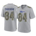 Kooe LA.Rams #84 Colby Parkinson Player Gray Atmosphere Fashion Home Game Stitched Jerseys