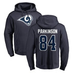Kooe LA.Rams #84 Colby Parkinson Player Navy Pullover Hoodie Limited Game Stitched Jerseys