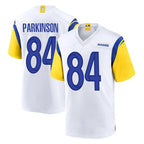Kooe LA.Rams #84 Colby Parkinson Player White Home Game Stitched Jerseys