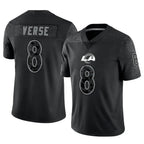 Kooe LA.Rams #8 Jared Verse Player Black RFLCTV Limited Stitched Jerseys