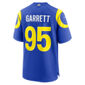 Kooe LA.Rams #95 Myles Garrett Royal Game Stitched Jerseys