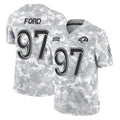 Kooe LA.Rams #97 Poona Ford Player Arctic Camo Salute To Service Limited Game Stitched Jerseys