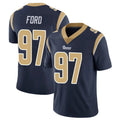Kooe LA.Rams #97 Poona Ford Player Navy Limited Vapor Untouchable Home Game Stitched Jerseys