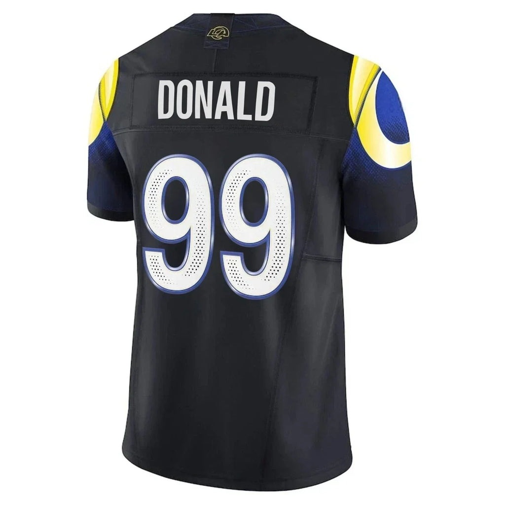 Kooe LA.Rams #99 Aaron Donald 2025 Rivalries Collection Limited Jersey - Midnight Blue Stitched Jerseys