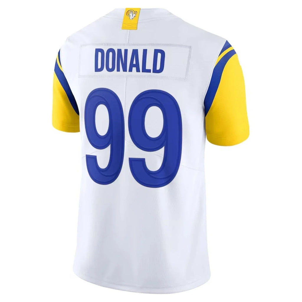 Kooe LA.Rams #99 Aaron Donald White Vapor F.U.S.E. Limited Jersey Stitched Jerseys