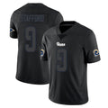 Kooe LA.Rams #9 Matthew Stafford Player Black Impact Limited Home Game Stitched Jerseys