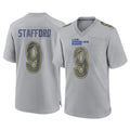 Kooe LA.Rams #9 Matthew Stafford Player Gray Atmosphere Fashion Home Game Stitched Jerseys