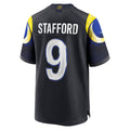 Kooe LA.Rams #9 Matthew Stafford Player Midnight Blue Rivalries Collection Game Stitched Jerseys