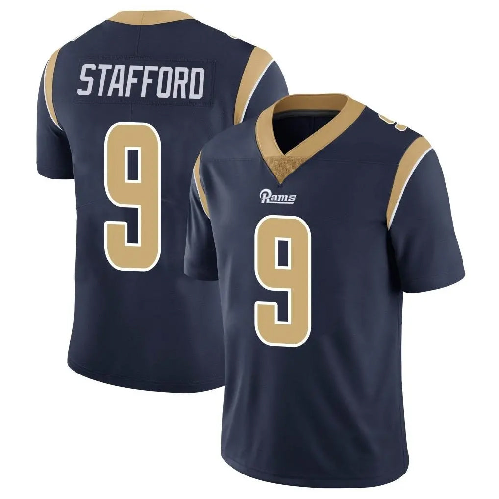 Kooe LA.Rams #9 Matthew Stafford Player Navy Limited Vapor Untouchable Home Game Stitched Jerseys