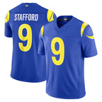 Kooe LA.Rams #9 Matthew Stafford Player Royal Vapor F.U.S.E. Limited Home Game Stitched Jerseys