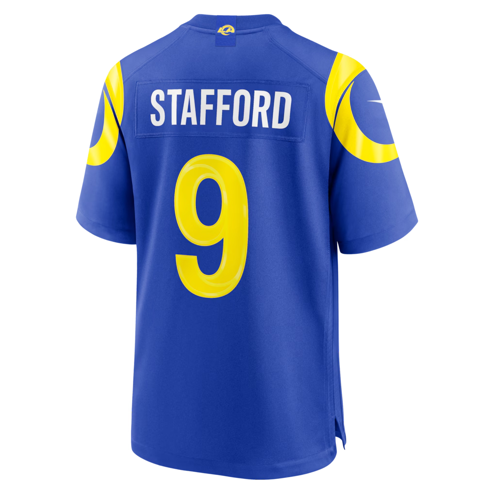 Kooe LA.Rams #9 Matthew Stafford Royal Team Game Player Stitched Jerseys