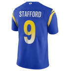 Kooe LA.Rams #9 Matthew Stafford Royal Vapor Limited Jersey American Stitched Jersey