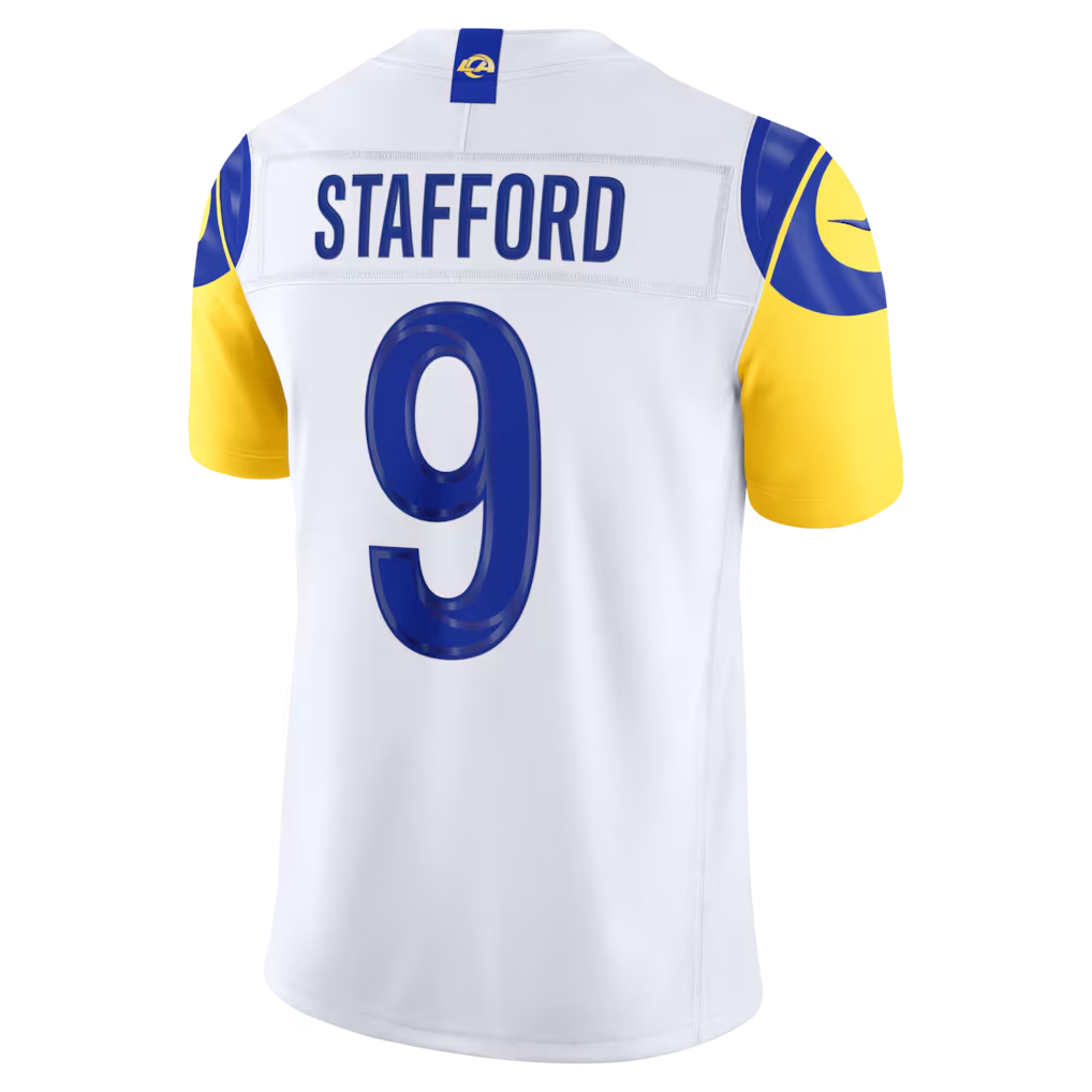 Kooe LA.Rams #9 Matthew Stafford White Vapor F.U.S.E. Stitched Limited Jerseys