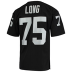 Kooe LV.Raiders 1983 #75 Howie Long Mitchell & Ness Black Authentic Throwback Retired Player Stitched Puhic Jersey